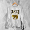 Nature Sweatshirt Glacier Tee Montana National Park Shirt Wildlife