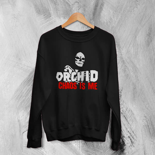 Orchid Chaos Is Me Sweatshirt Emoviolence Orchid Band Shirt Powerviolence Music