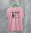Orchid Straightedge T-Shirt Grindcore Orchid Band Shirt Hardcore Punk Music Merch