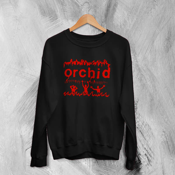 Orchid Screamo Sweatshirt Powerviolence Orchid Band Shirt Retro Music