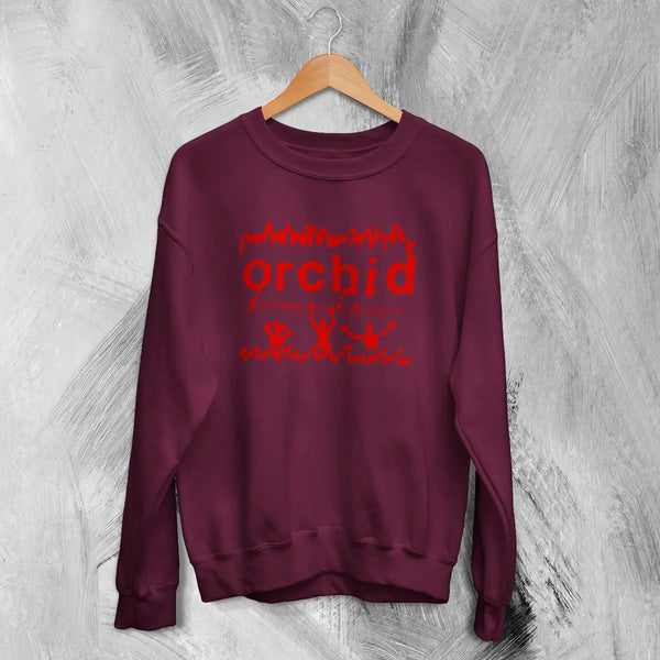 Orchid Screamo Sweatshirt Powerviolence Orchid Band Shirt Retro Music