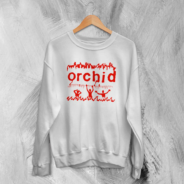 Orchid Screamo Sweatshirt Powerviolence Orchid Band Shirt Retro Music