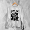 Panda Sweatshirt Panda Dad Sweater Fighter Father Panda Lover Gift