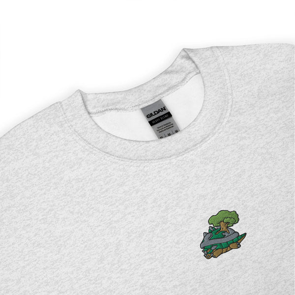 Torterra Embroidered Pokémon Sweatshirt – Minimalist Gen 1 Style