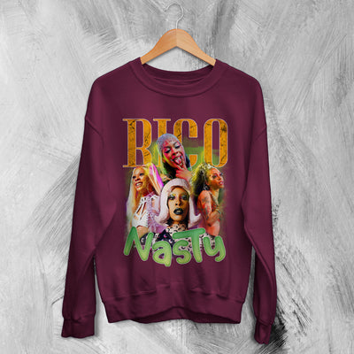 Rico Nasty Bootleg Sweatshirt Concert Graphic Sweater Rico Nasty Shirt Rap