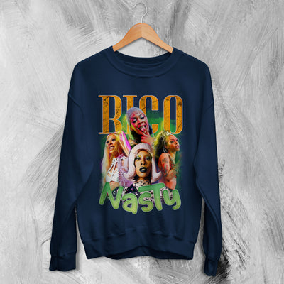 Rico Nasty Bootleg Sweatshirt Concert Graphic Sweater Rico Nasty Shirt Rap