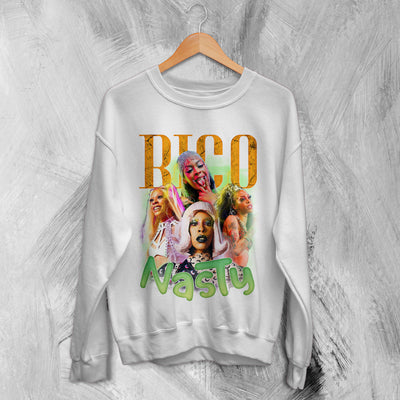 Rico Nasty Bootleg Sweatshirt Concert Graphic Sweater Rico Nasty Shirt Rap