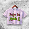 Prettiest Girl in the Morgue Crop Top Prettiest Girl Morgue Shirt Aesthetic Y2K Shirt
