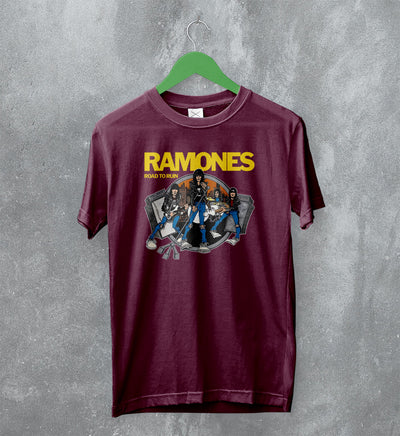 Ramones T-Shirt Road to Ruin Tee Band Punk Album Cover Shirt