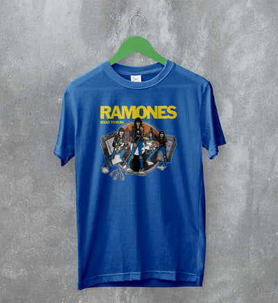 Ramones T-Shirt Road to Ruin Tee Band Punk Album Cover Shirt