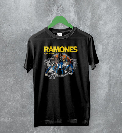 Ramones T-Shirt Road to Ruin Tee Band Punk Album Cover Shirt