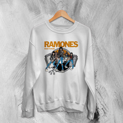 Ramones Sweatshirt Road to Ruin Sweater Band Punk Album Cover Shirt