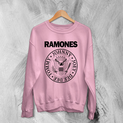 Ramones Sweatshirt Greatest Hits Sweater Album Cover Shirt Logo Band