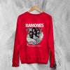 Ramones Sweatshirt Rockaway Beach Sweater Punk Rock Shirt Band