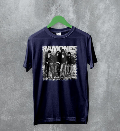 Ramones T-Shirt 70s Punk Rock Tee Band Music Shirt Black Ramones