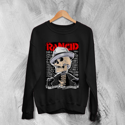 Rancid Sweatshirt Concert Tour Sweater Boston To Berkeley Shirt Punk Band