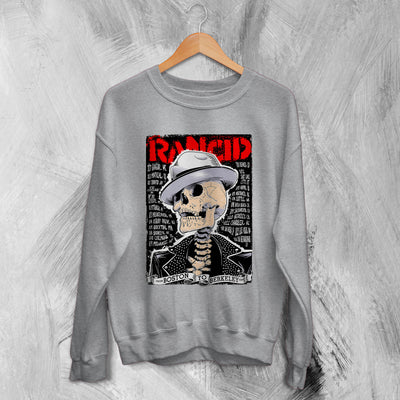 Rancid Sweatshirt Concert Tour Sweater Boston To Berkeley Shirt Punk Band