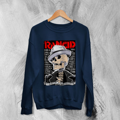 Rancid Sweatshirt Concert Tour Sweater Boston To Berkeley Shirt Punk Band