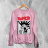 Rancid Logo Sweatshirt Punk Rock Sweater Rancid Shirt Vintage Band Merch