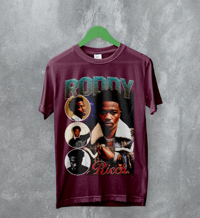Roddy Ricch Bootleg T-Shirt Trap Rap Tee Roddy Ricch Shirt Tour Music