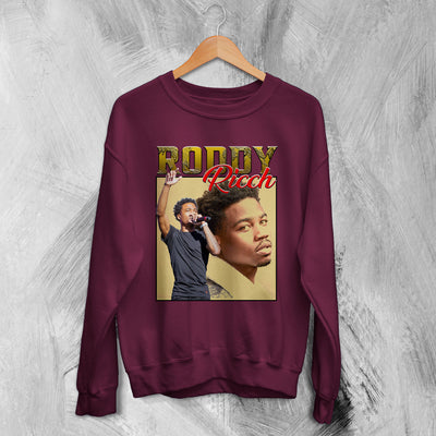 Roddy Ricch Bootleg Sweatshirt Rap Sweater Roddy Ricch Shirt Tour Streetwear