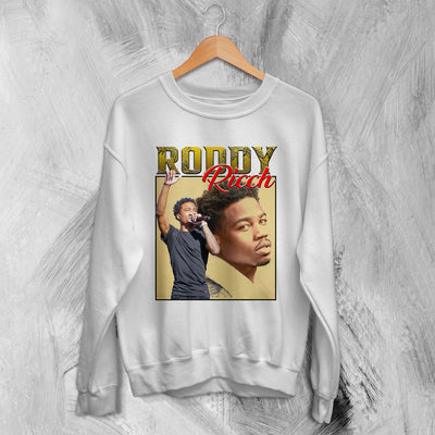 Roddy Ricch Bootleg Sweatshirt Rap Sweater Roddy Ricch Shirt Tour Streetwear