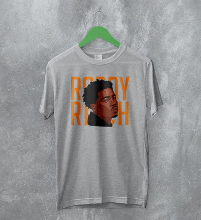 Roddy Ricch T-Shirt Hip Hop Tee The Box Shirt Rap Music Streetwear