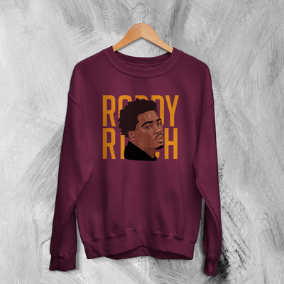 Roddy Ricch Sweatshirt Hip Hop Sweater The Box Shirt Rap Music Streetwear