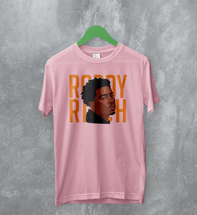 Roddy Ricch T-Shirt Hip Hop Tee The Box Shirt Rap Music Streetwear