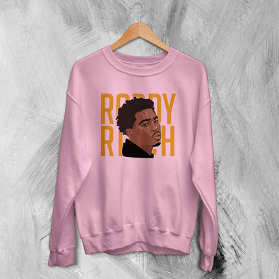 Roddy Ricch Sweatshirt Hip Hop Sweater The Box Shirt Rap Music Streetwear