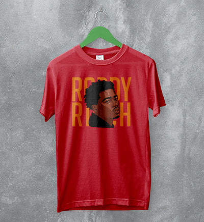 Roddy Ricch T-Shirt Hip Hop Tee The Box Shirt Rap Music Streetwear