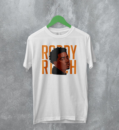 Roddy Ricch T-Shirt Hip Hop Tee The Box Shirt Rap Music Streetwear