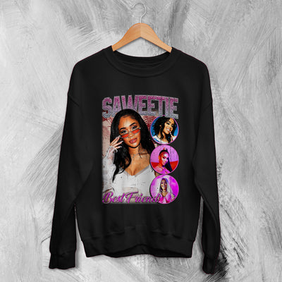 Saweetie Bootleg Sweatshirt Rap Sweater Tour Saweetie Shirt Icy Girl