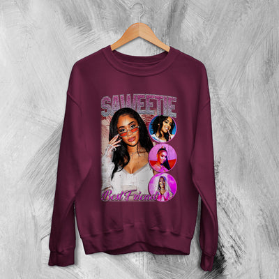 Saweetie Bootleg Sweatshirt Rap Sweater Tour Saweetie Shirt Icy Girl