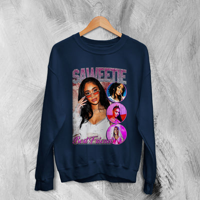 Saweetie Bootleg Sweatshirt Rap Sweater Tour Saweetie Shirt Icy Girl