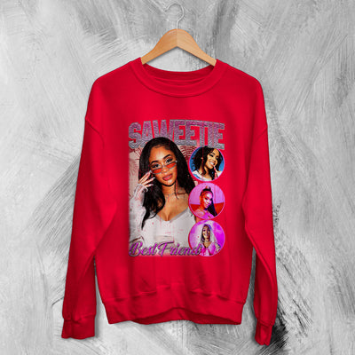 Saweetie Bootleg Sweatshirt Rap Sweater Tour Saweetie Shirt Icy Girl