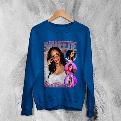Saweetie Bootleg Sweatshirt Rap Sweater Tour Saweetie Shirt Icy Girl