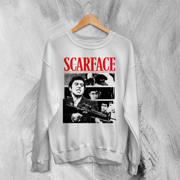 Scarface Tony Montana Sweatshirt Gangster Scarface Shirt Crime Movie Crewneck