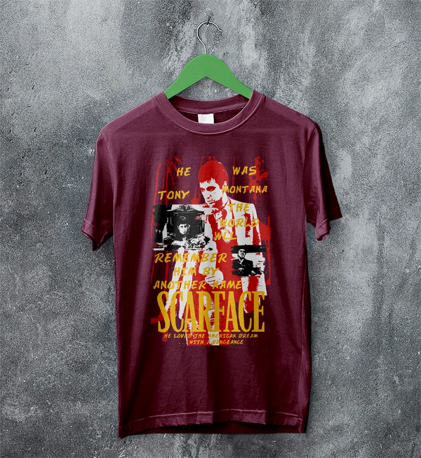 Scarface World Is Yours T-Shirt Tony Montana Scarface Shirt Vintage Movie Tee