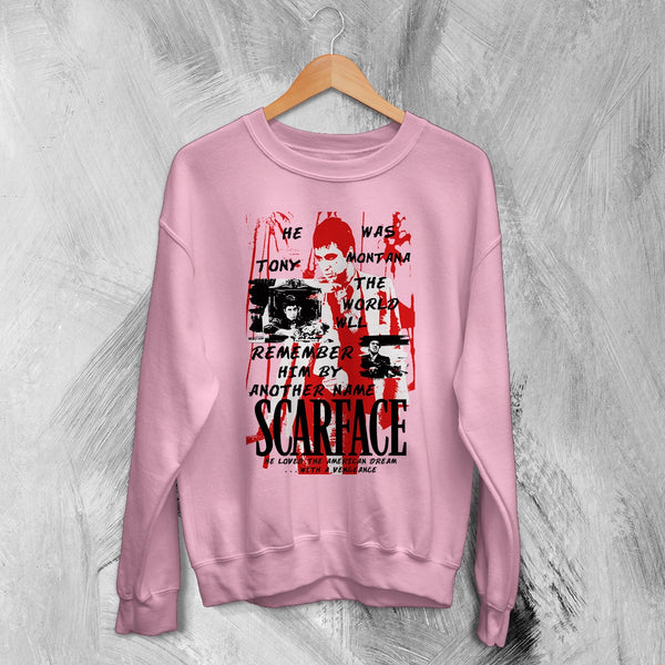 Scarface World Is Yours Sweatshirt Tony Montana Scarface Shirt Vintage Movie Crewneck