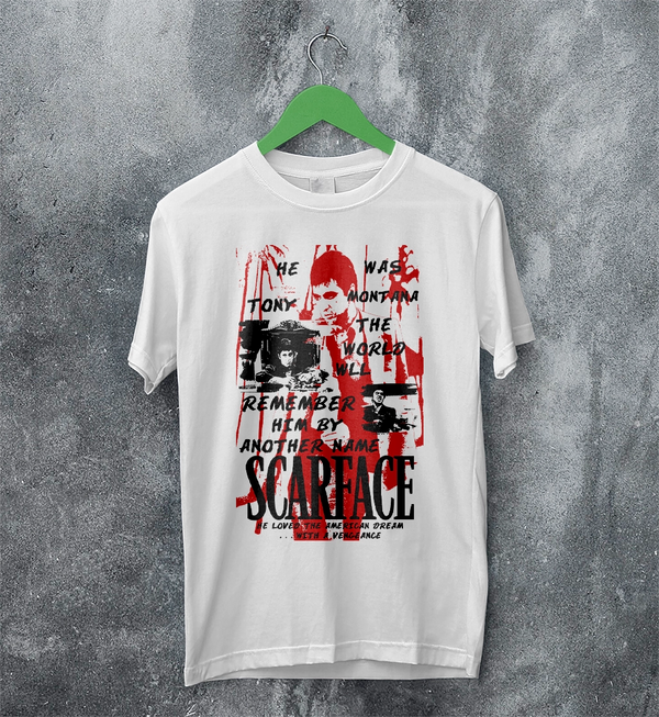 Scarface World Is Yours T-Shirt Tony Montana Scarface Shirt Vintage Movie Tee