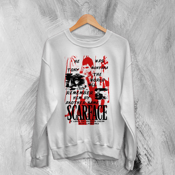 Scarface World Is Yours Sweatshirt Tony Montana Scarface Shirt Vintage Movie Crewneck