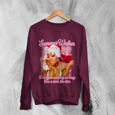 Summer Walker Sweatshirt R&B Concert Sweater Over It Shirt I’ll Kill You