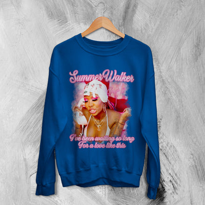 Summer Walker Sweatshirt R&B Concert Sweater Over It Shirt I’ll Kill You