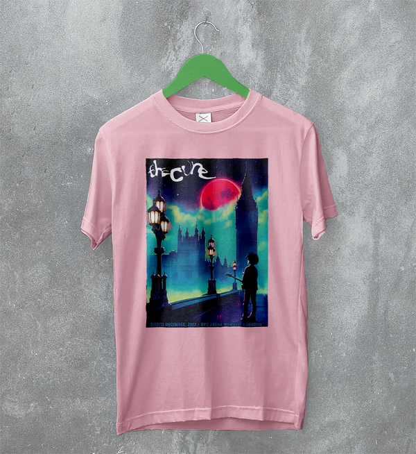 The Cure London Concert 2022 Poster Tee – Gothic Retro Tour T-Shirt