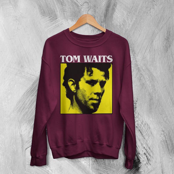 Tom Waits Sweatshirt Jazz Rock Shirt Tom Waits American Music Crewneck