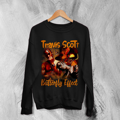 Travis Scott Bootleg Sweatshirt Butterfly Effect Sweater Rap Travis Scott Shirt