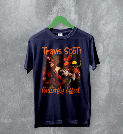Travis Scott Bootleg T-Shirt Butterfly Effect Tee Travis Scott Shirt Rap