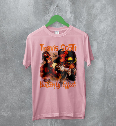 Travis Scott Bootleg T-Shirt Butterfly Effect Tee Travis Scott Shirt Rap