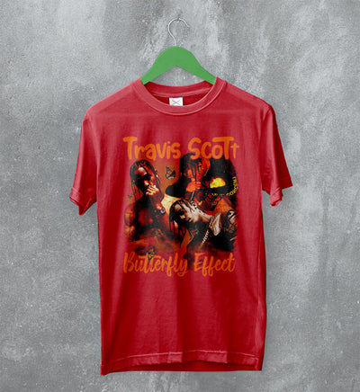 Travis Scott Bootleg T-Shirt Butterfly Effect Tee Travis Scott Shirt Rap